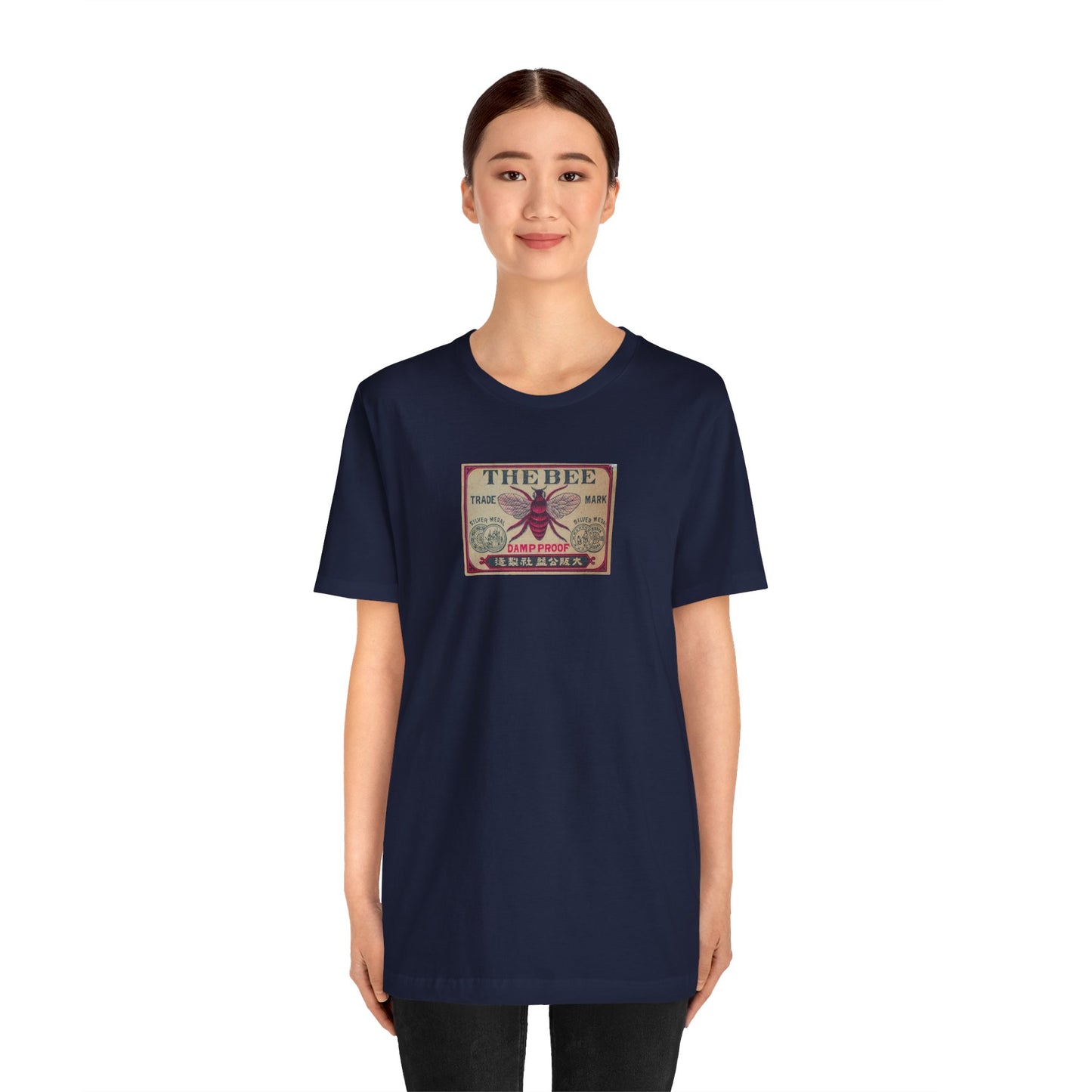 The Bee Trade Mark — Vintage Japanese Matchbox Label Unisex Tee