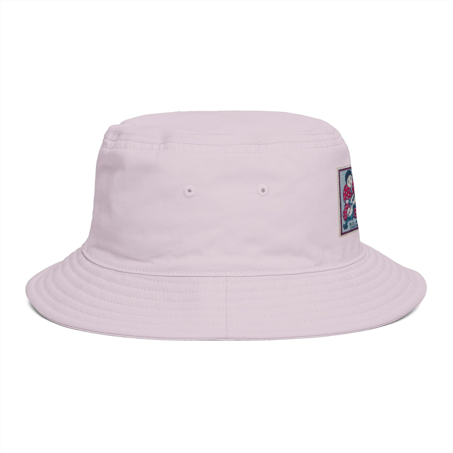 Sayers Children and Peony Vintage Matchbox Label Bucket Hat