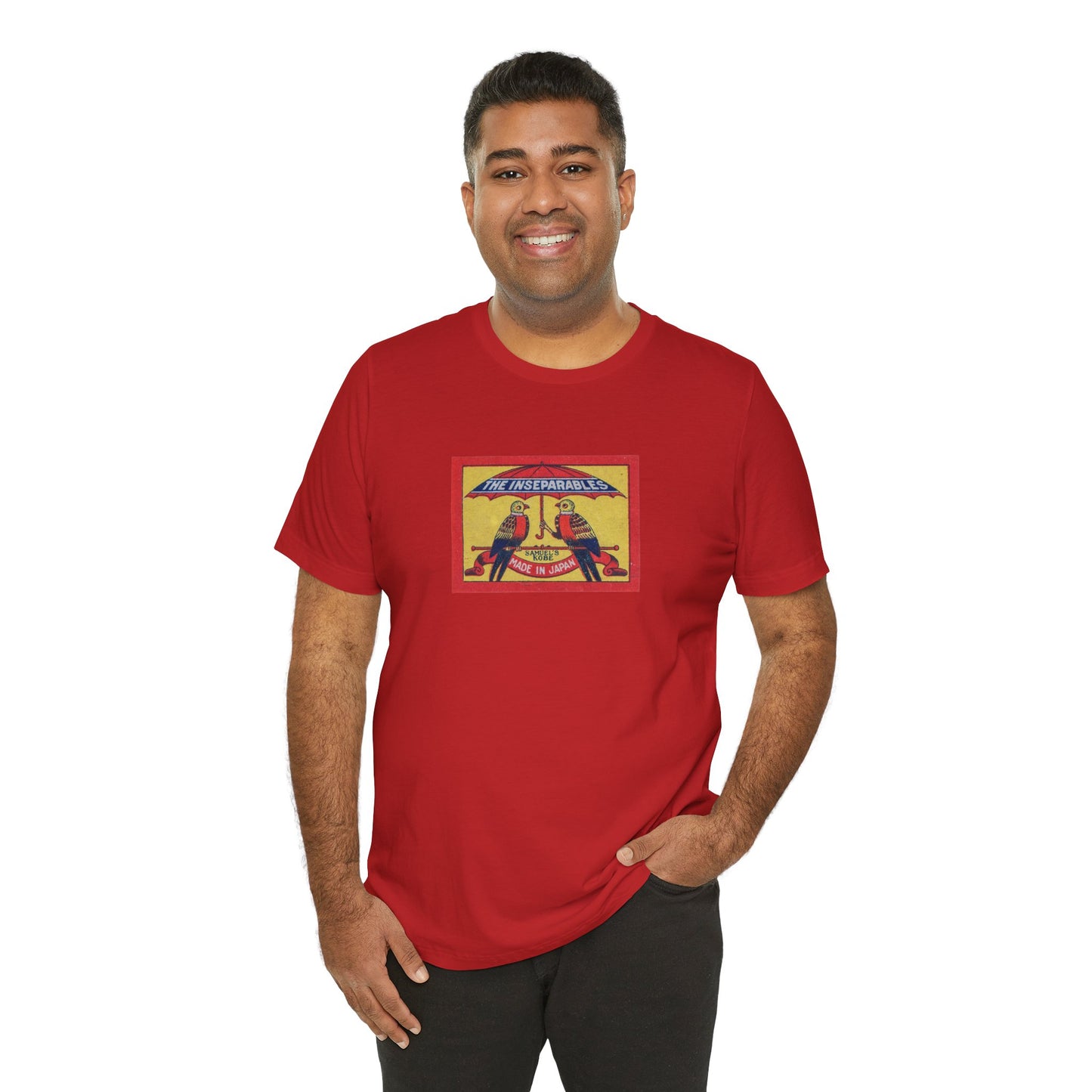 The Inseparables , Vintage Japanese Matchbox Label Unisex Tee | Samuel's Kobe Archive