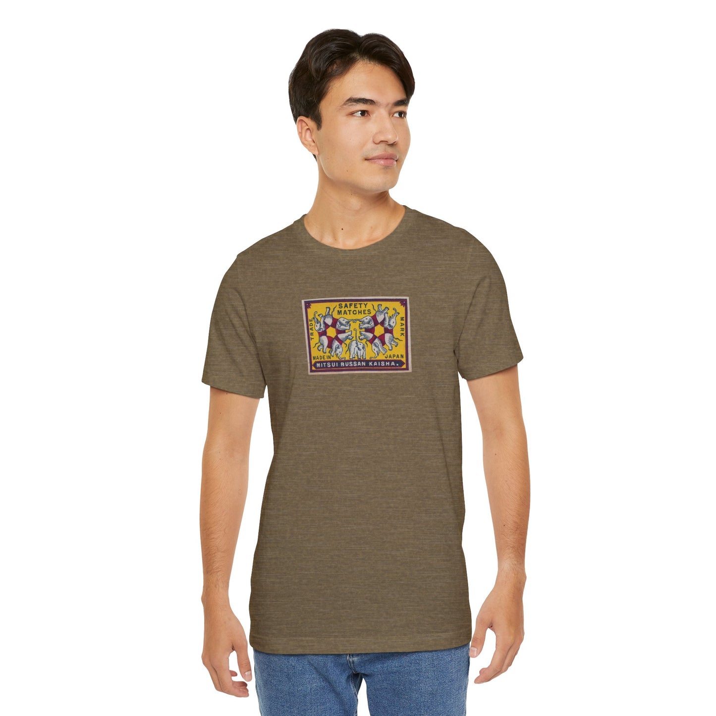 Mitsui Bussan Vintage Japanese Elephants Label Unisex Tee
