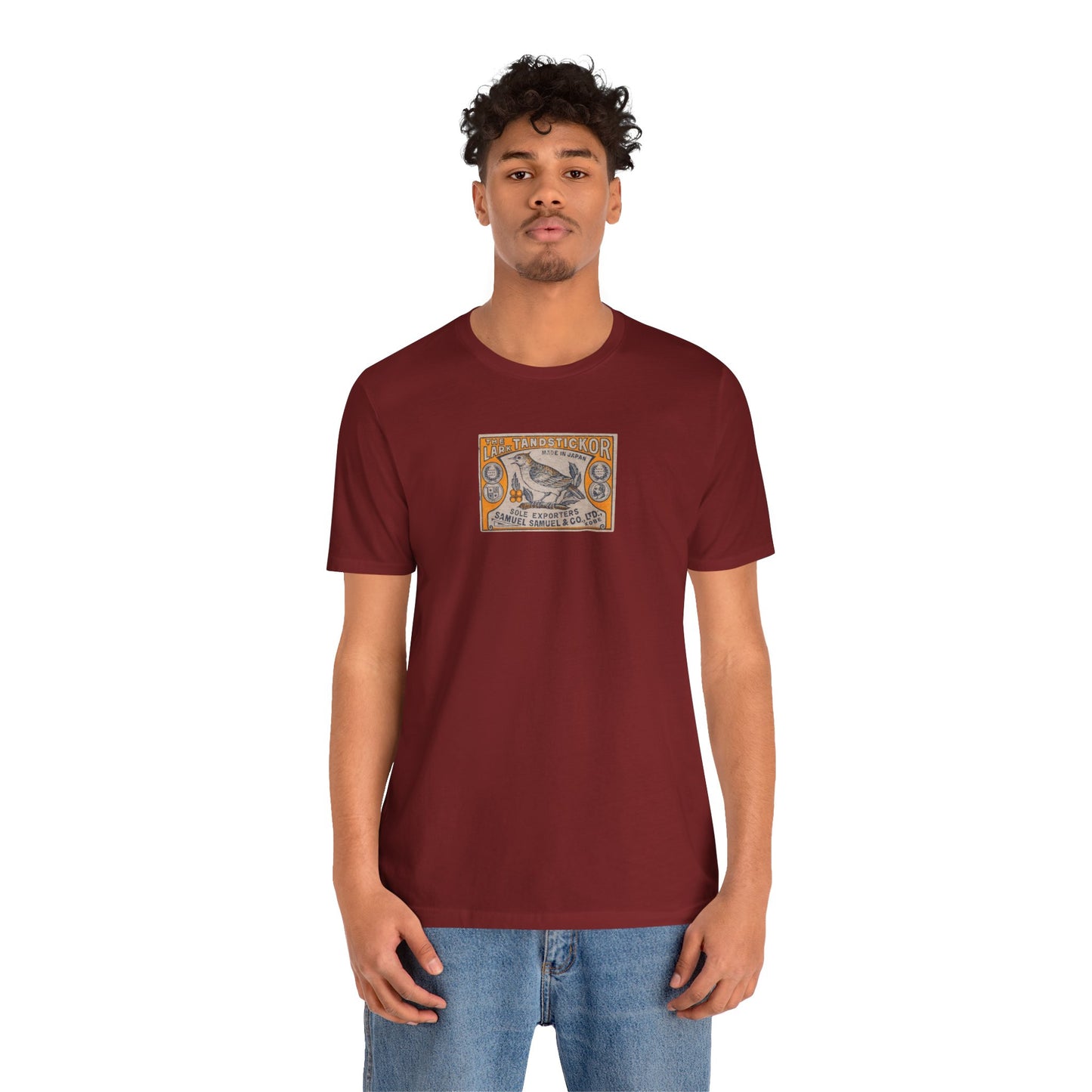The Lark Samuel Samuel Kobe Vintage Japanese Matchbox Label Unisex Tee