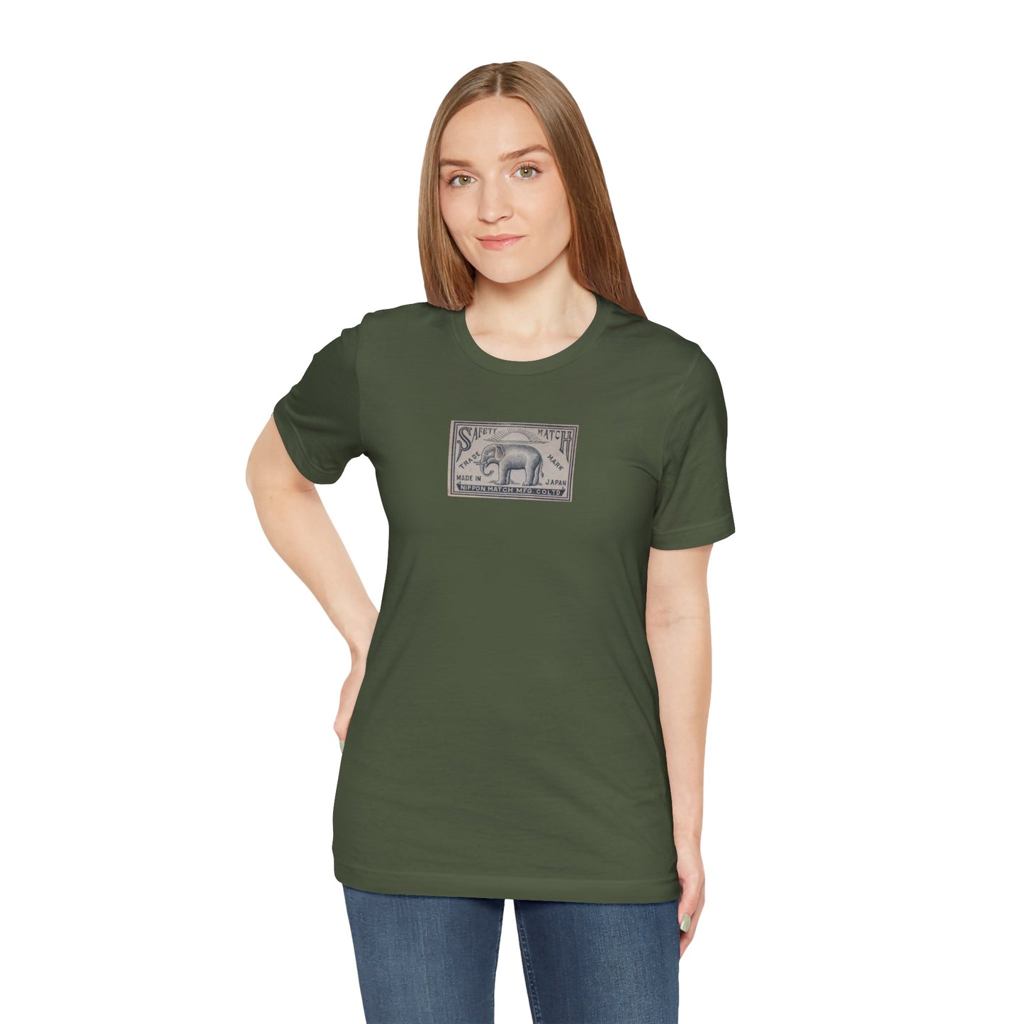Nippon Match Vintage Elephant Label Unisex Tee