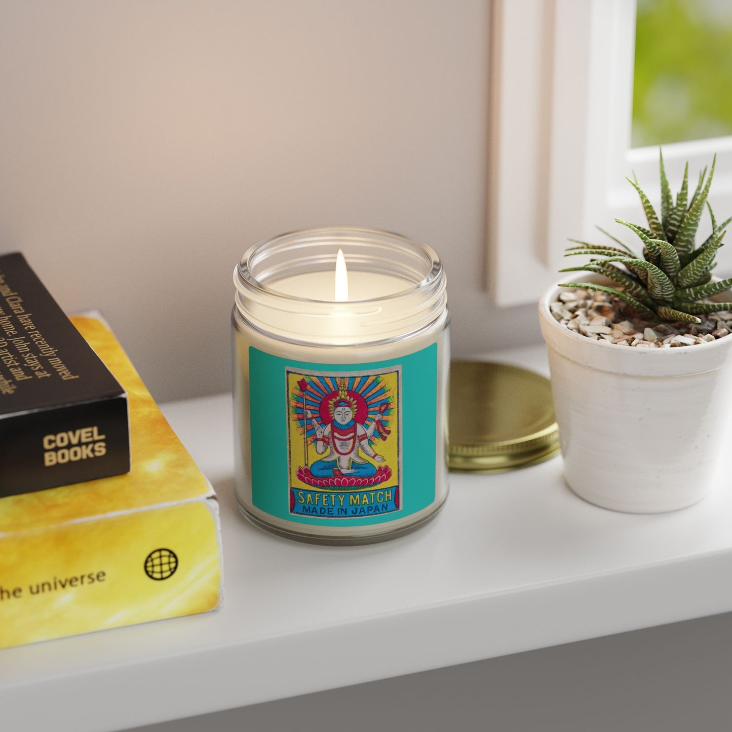 Hindu Deity Safety Match ,Vintage Japanese Matchbox Label Scented Candle | India Export Archive