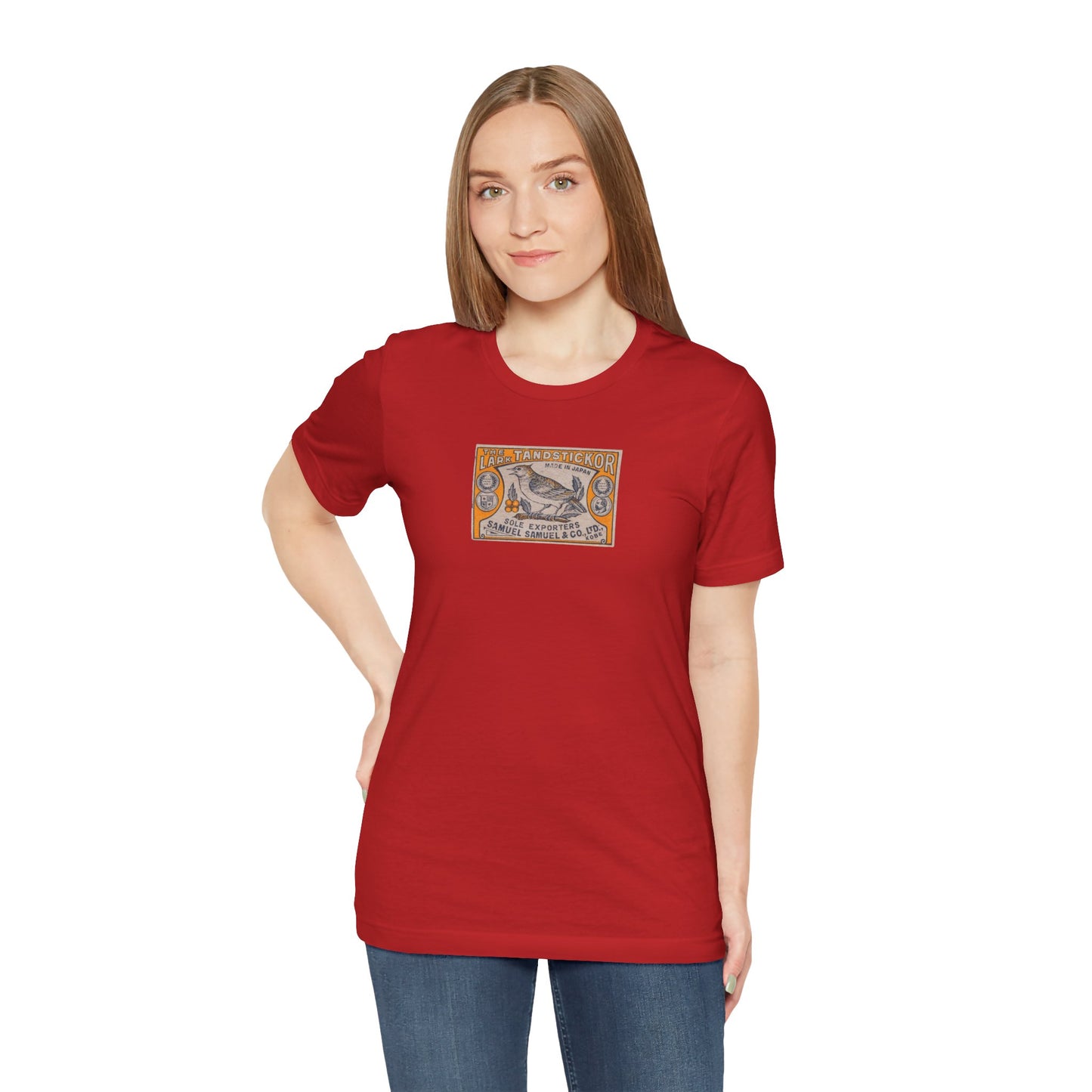 The Lark Samuel Samuel Kobe Vintage Japanese Matchbox Label Unisex Tee