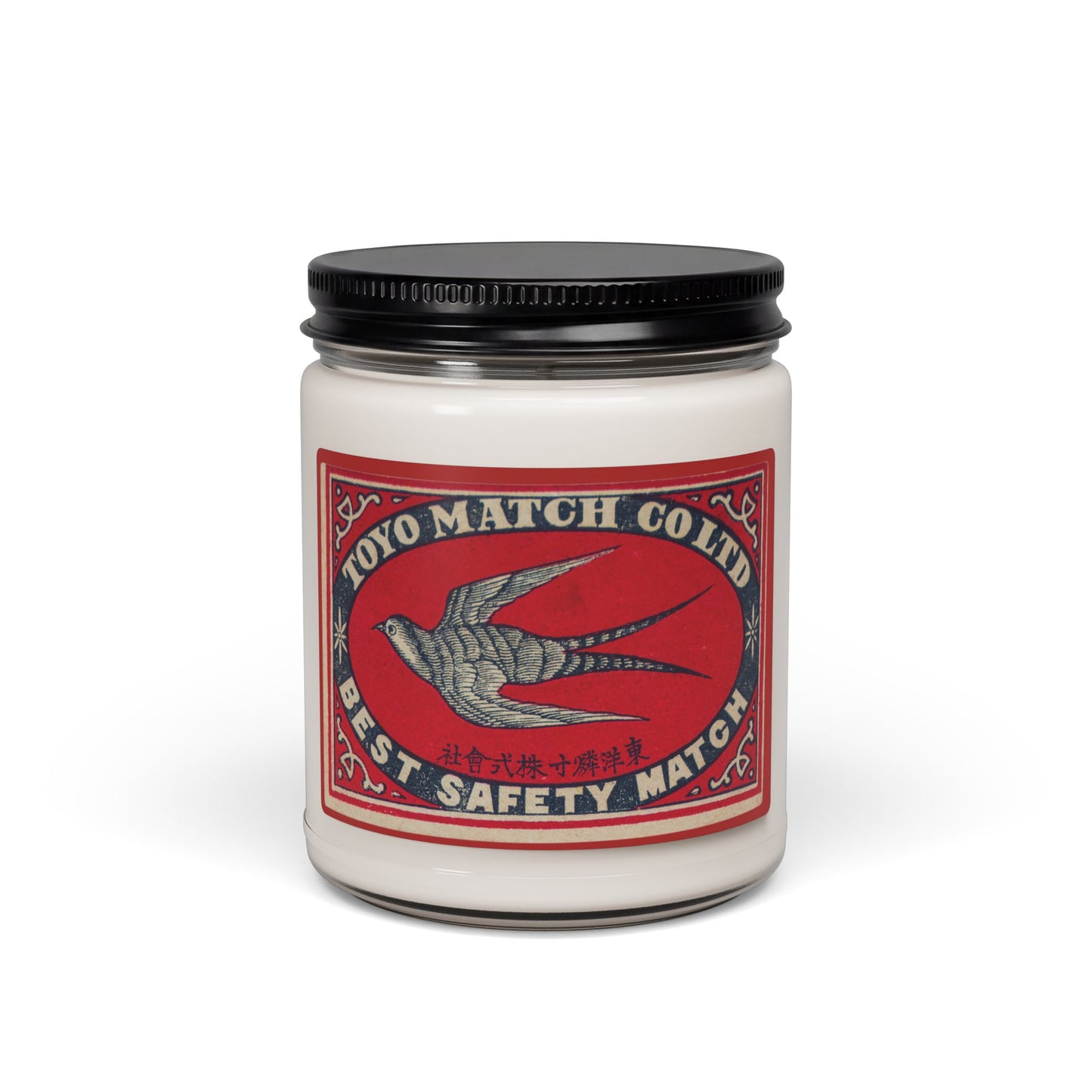 Toyo Match Swallow Vintage Japanese Matchbox Label Soy Candle