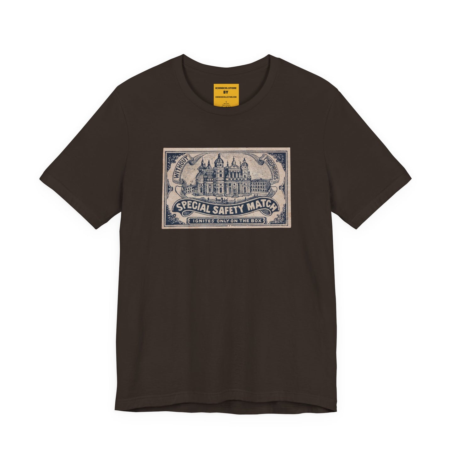 Special Safety Match Vintage Japanese Cathedral Label Unisex Tee