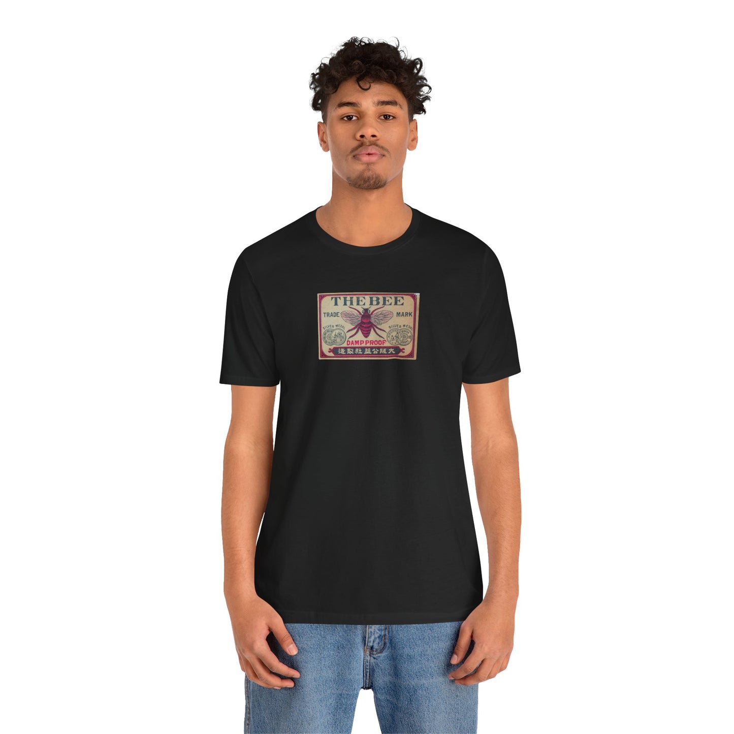 The Bee Trade Mark — Vintage Japanese Matchbox Label Unisex Tee
