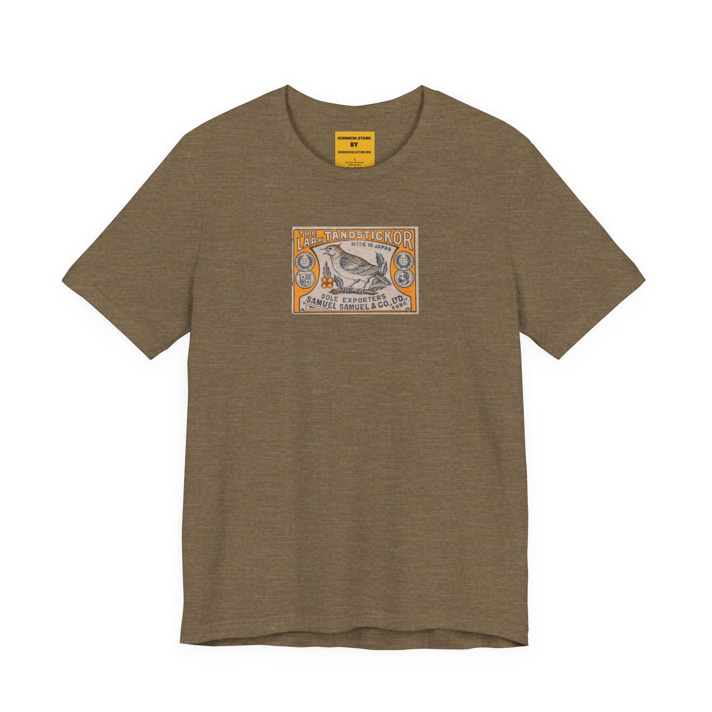 The Lark Samuel Samuel Kobe Vintage Japanese Matchbox Label Unisex Tee