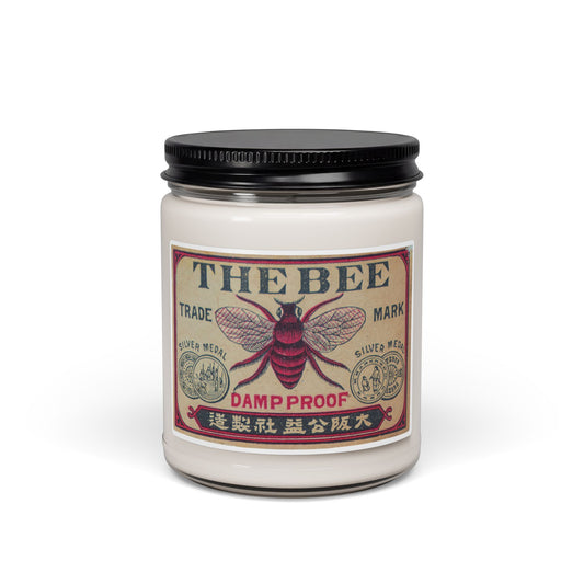 The Bee Vintage Japanese Matchbox Label Soy Candle