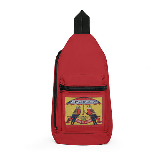 The Inseparables - Vintage Japanese Matchbox Label Sling Bag | Samuel's Kobe
