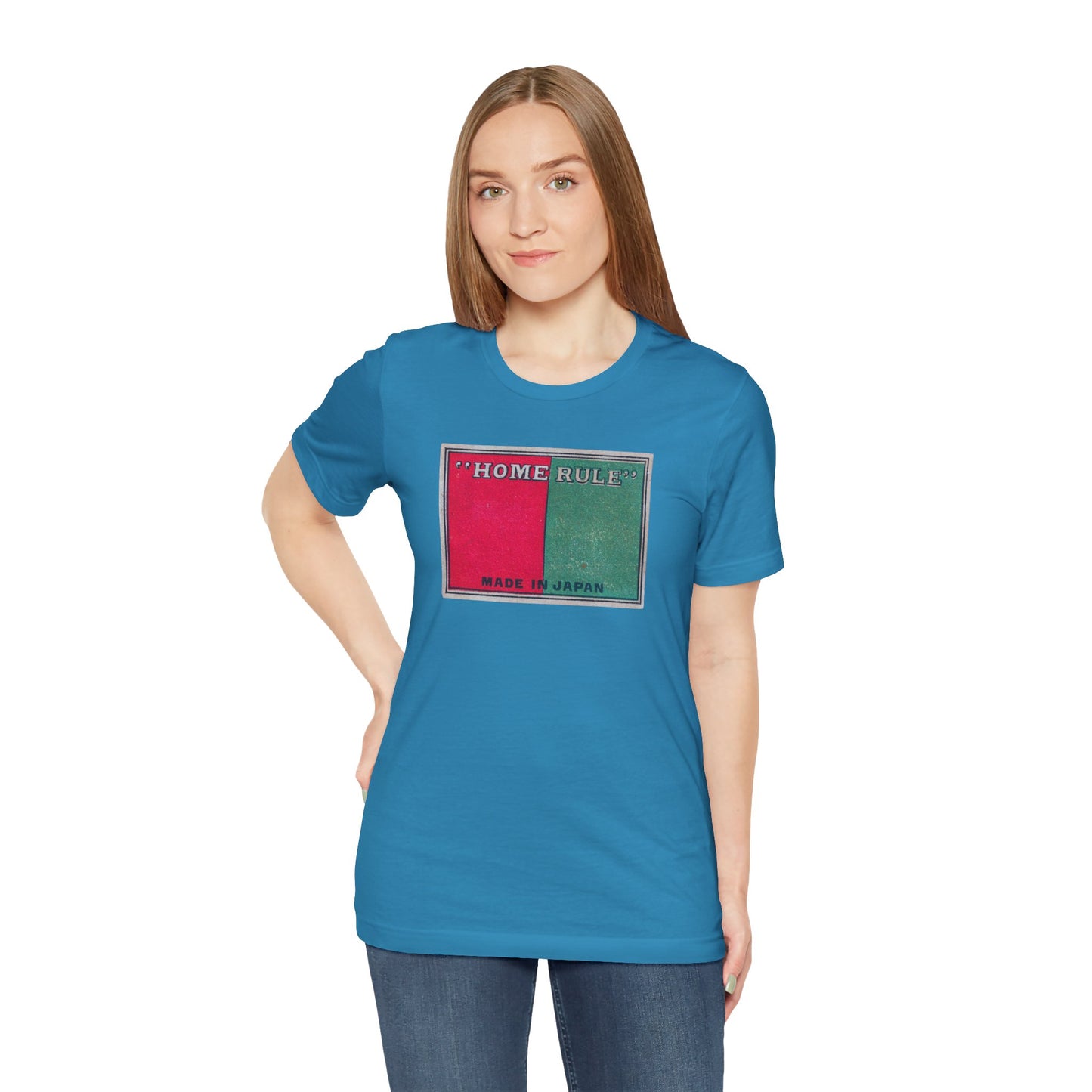 Home Rule Vintage Japanese Matchbox Label Unisex Tee