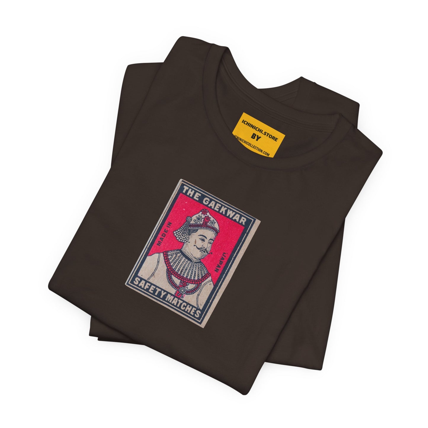 The Gaekwar Vintage Matchbox Label Unisex Tee
