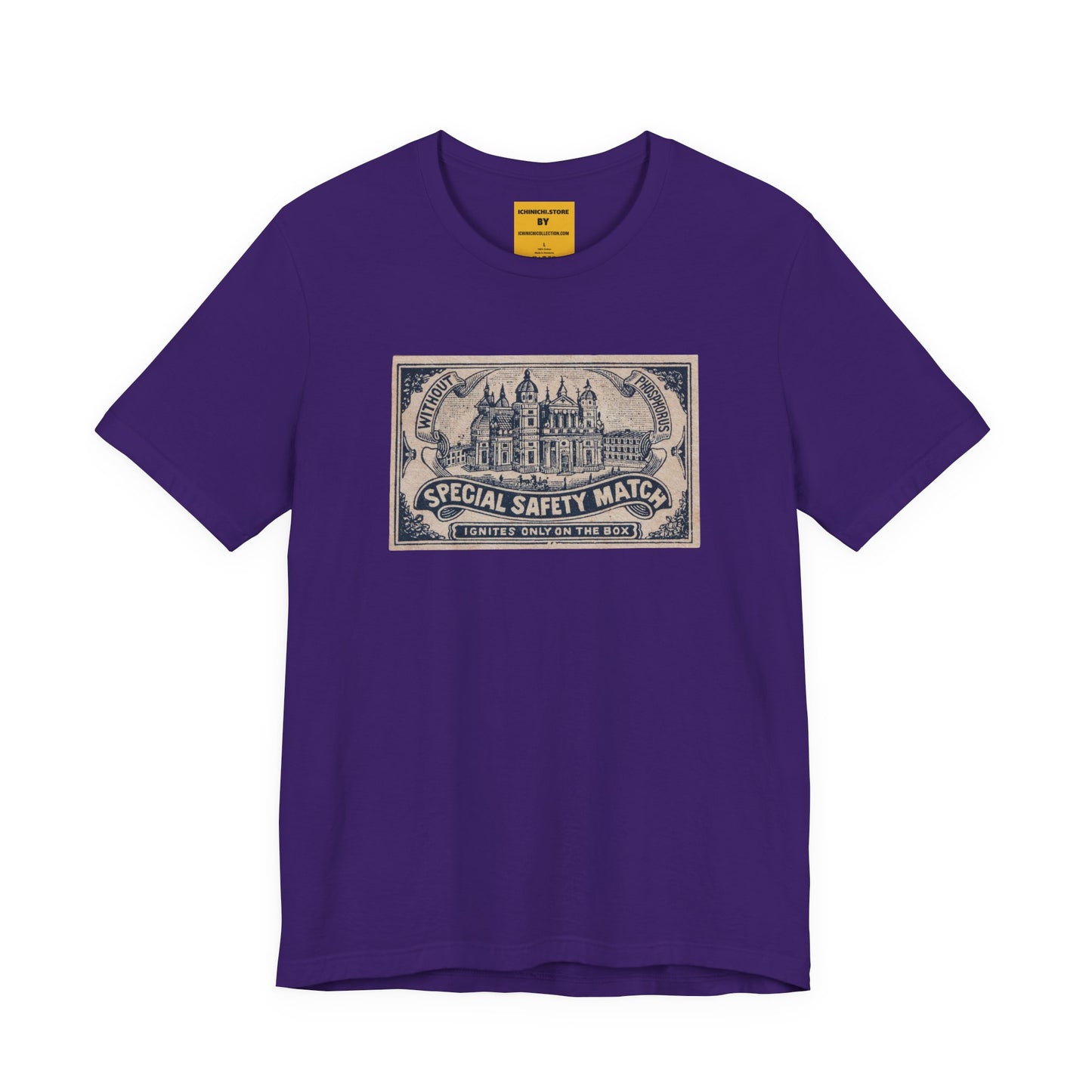 Special Safety Match Vintage Japanese Cathedral Label Unisex Tee