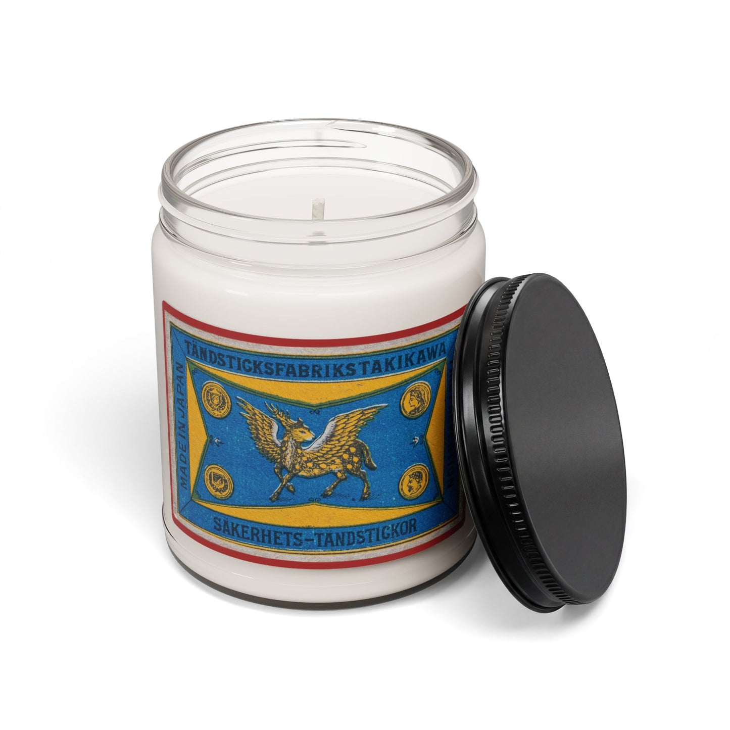 Takikawa Vintage Winged Stag Label Soy Candle