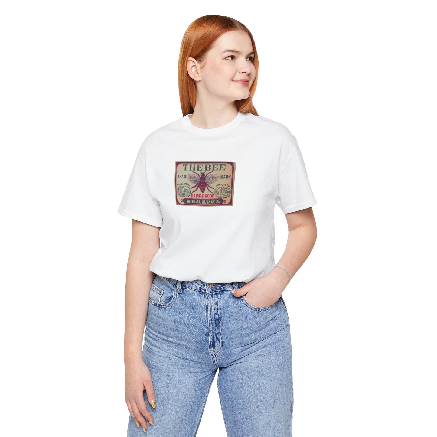 The Bee Trade Mark — Vintage Japanese Matchbox Label Unisex Tee