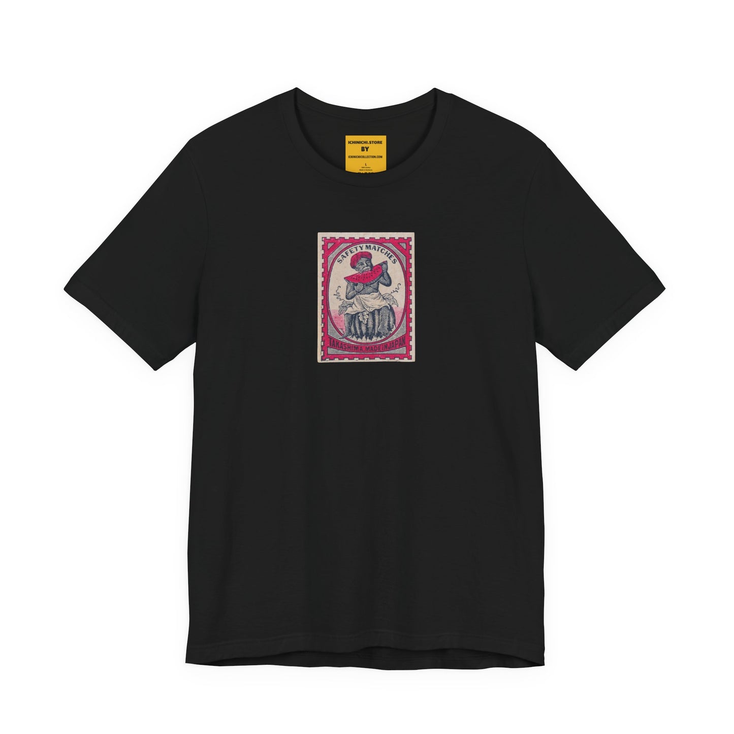 Takashima Safety Matches Vintage Japanese Matchbox Label Unisex Tee