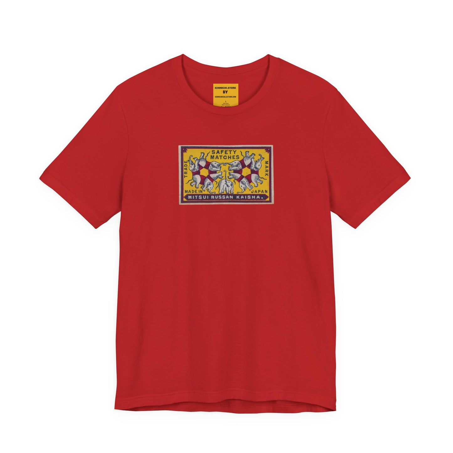 Mitsui Bussan Vintage Japanese Elephants Label Unisex Tee