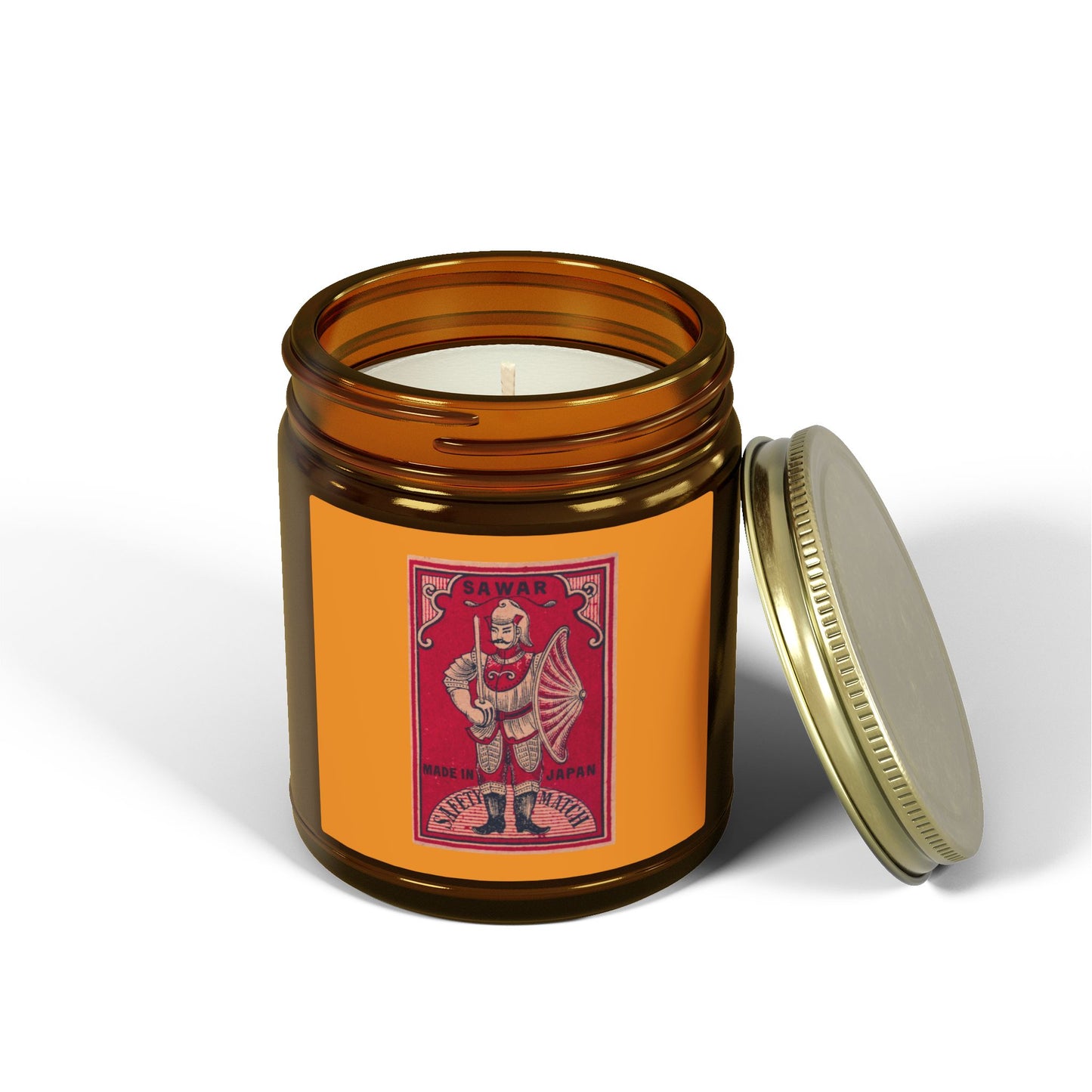 Sawar Safety Match , Vintage Japanese Matchbox Label Scented Candle | India Export Archive