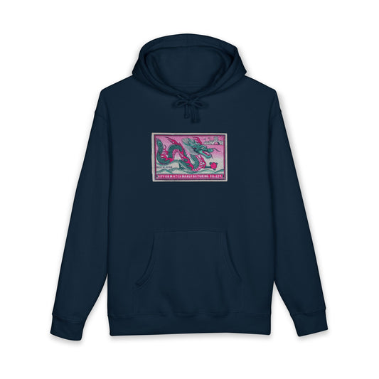 Nippon Match Dragon Vintage Japanese Matchbox Label Hoodie