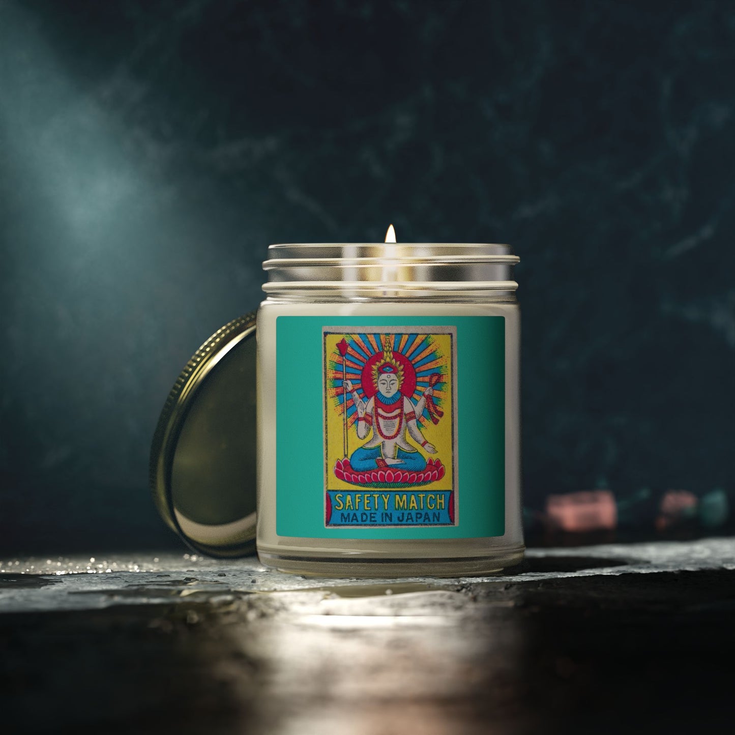 Hindu Deity Safety Match ,Vintage Japanese Matchbox Label Scented Candle | India Export Archive