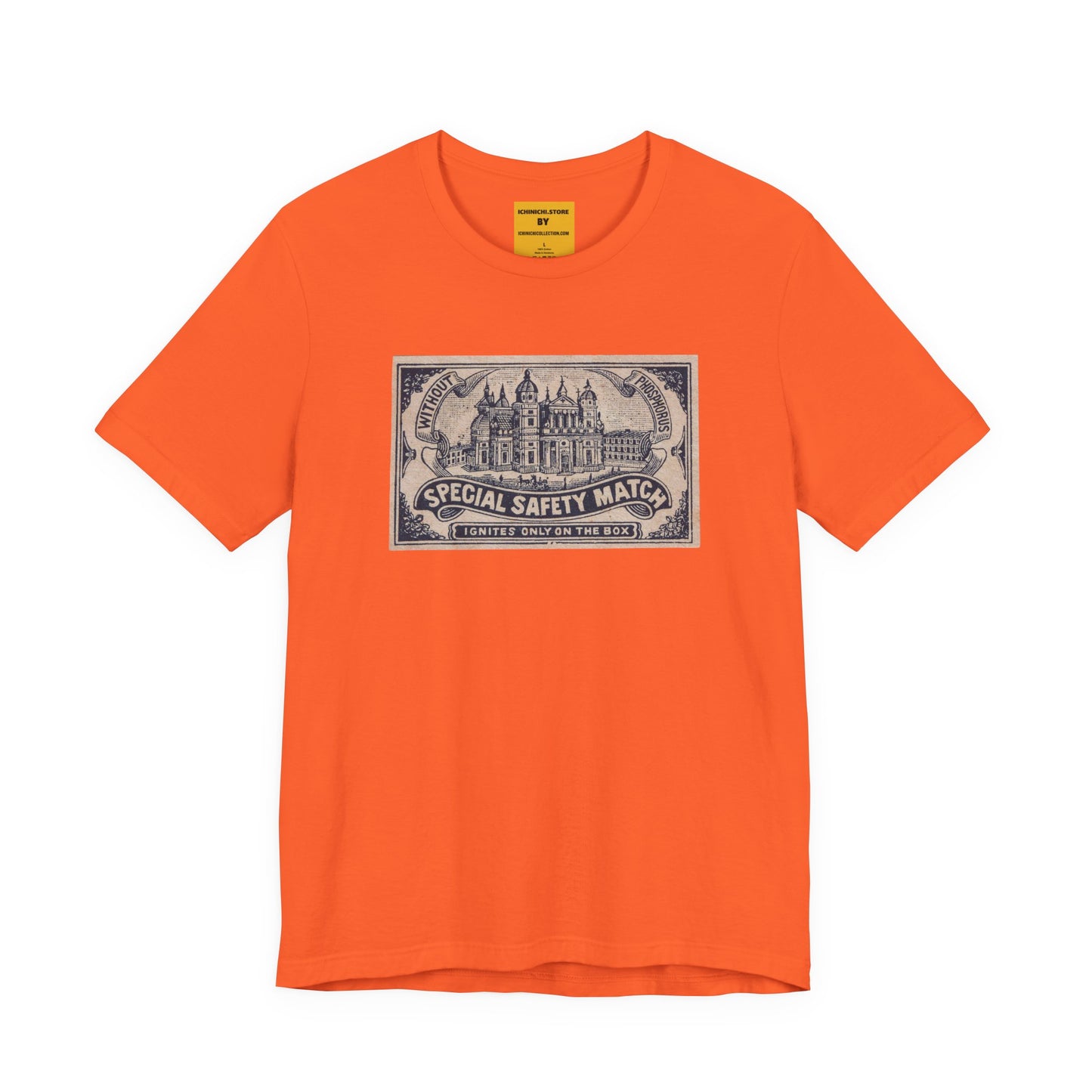 Special Safety Match Vintage Japanese Cathedral Label Unisex Tee