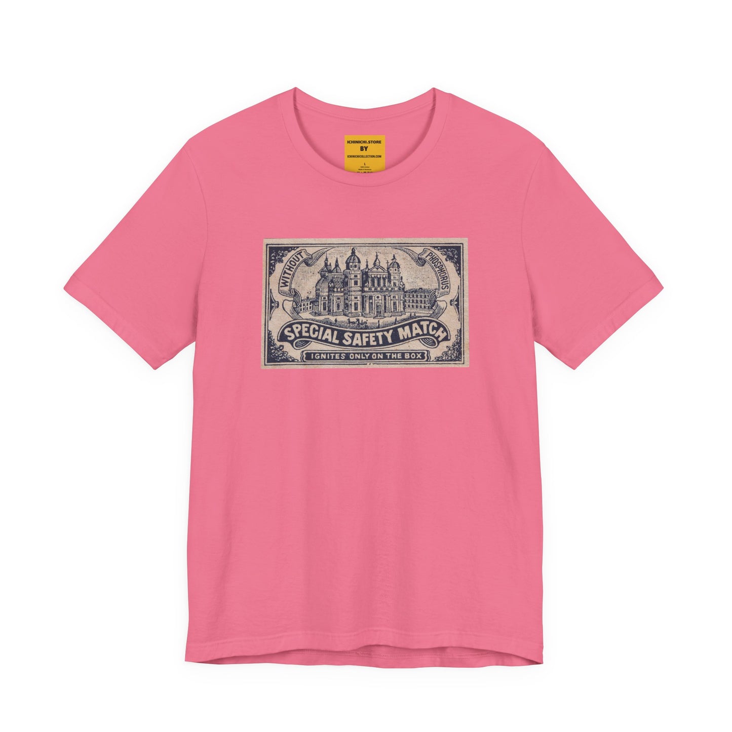 Special Safety Match Vintage Japanese Cathedral Label Unisex Tee