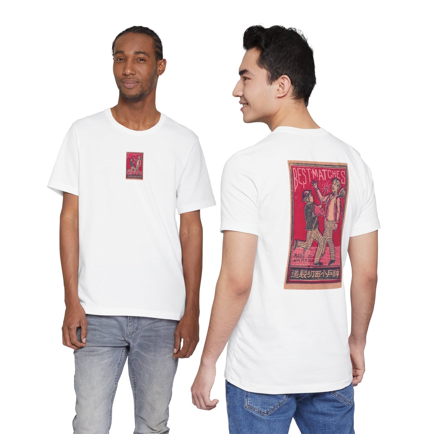Copy of Unisex Jersey Short Sleeve Tee man on frog