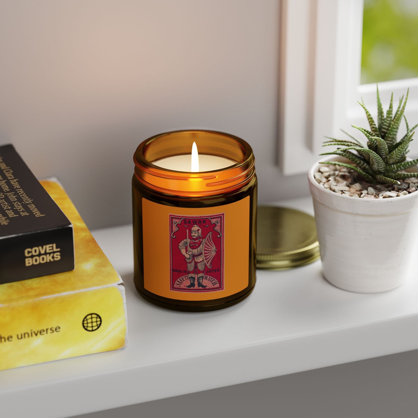 Sawar Safety Match , Vintage Japanese Matchbox Label Scented Candle | India Export Archive