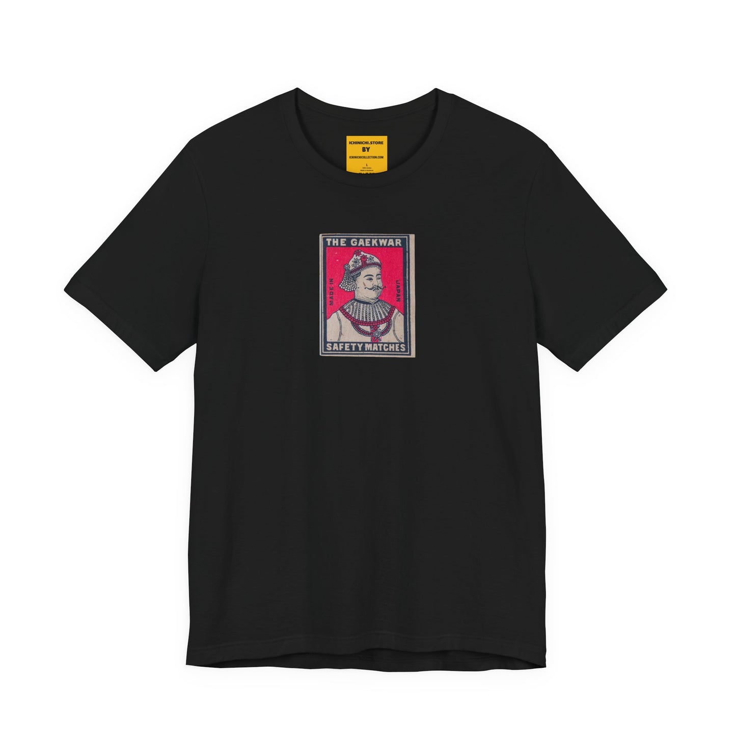 The Gaekwar Vintage Matchbox Label Unisex Tee