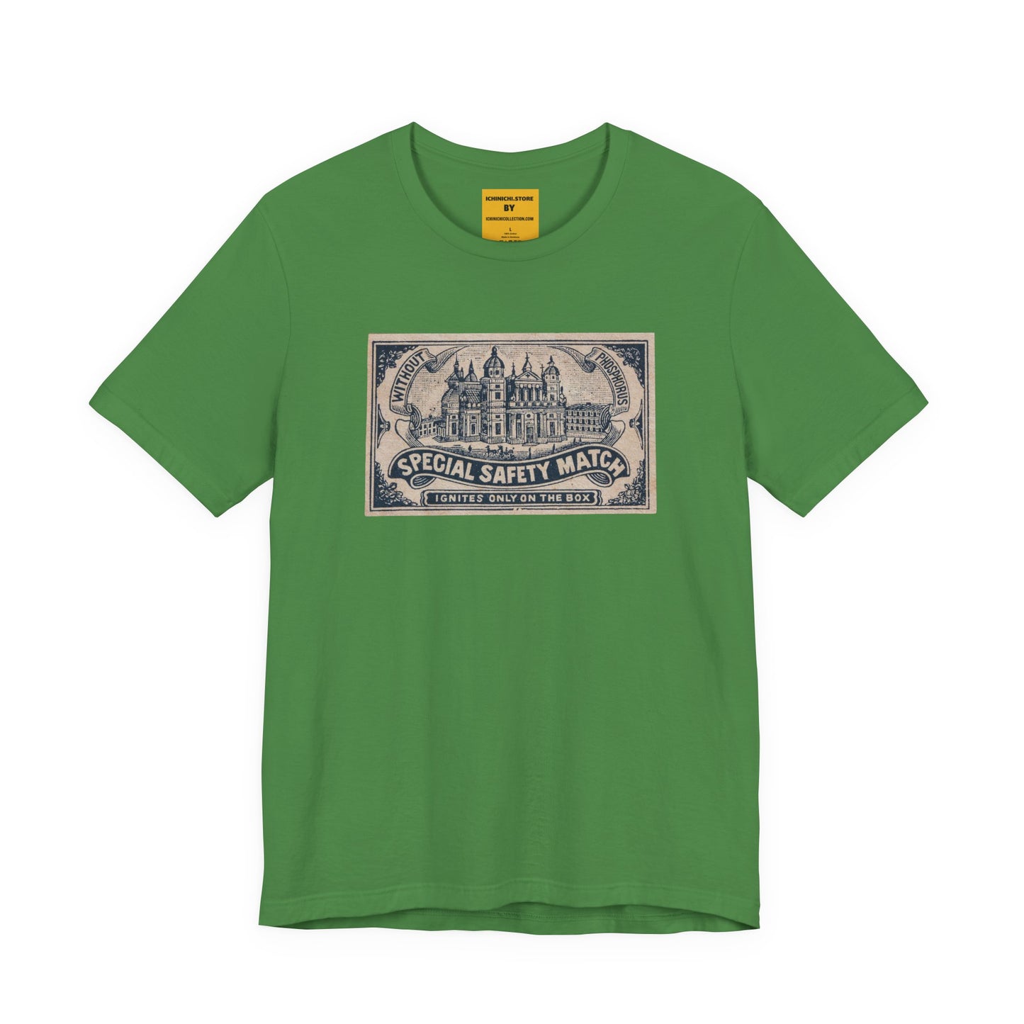 Special Safety Match Vintage Japanese Cathedral Label Unisex Tee