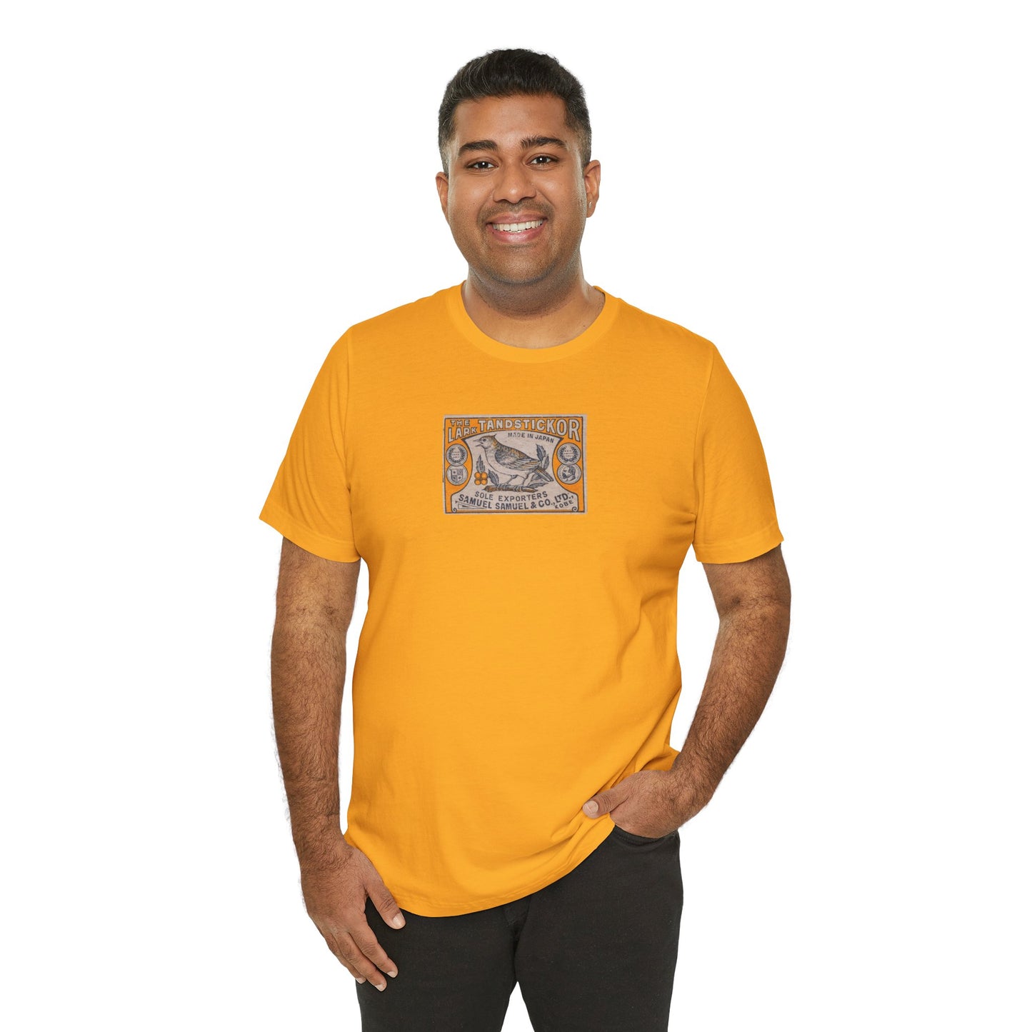 The Lark Samuel Samuel Kobe Vintage Japanese Matchbox Label Unisex Tee