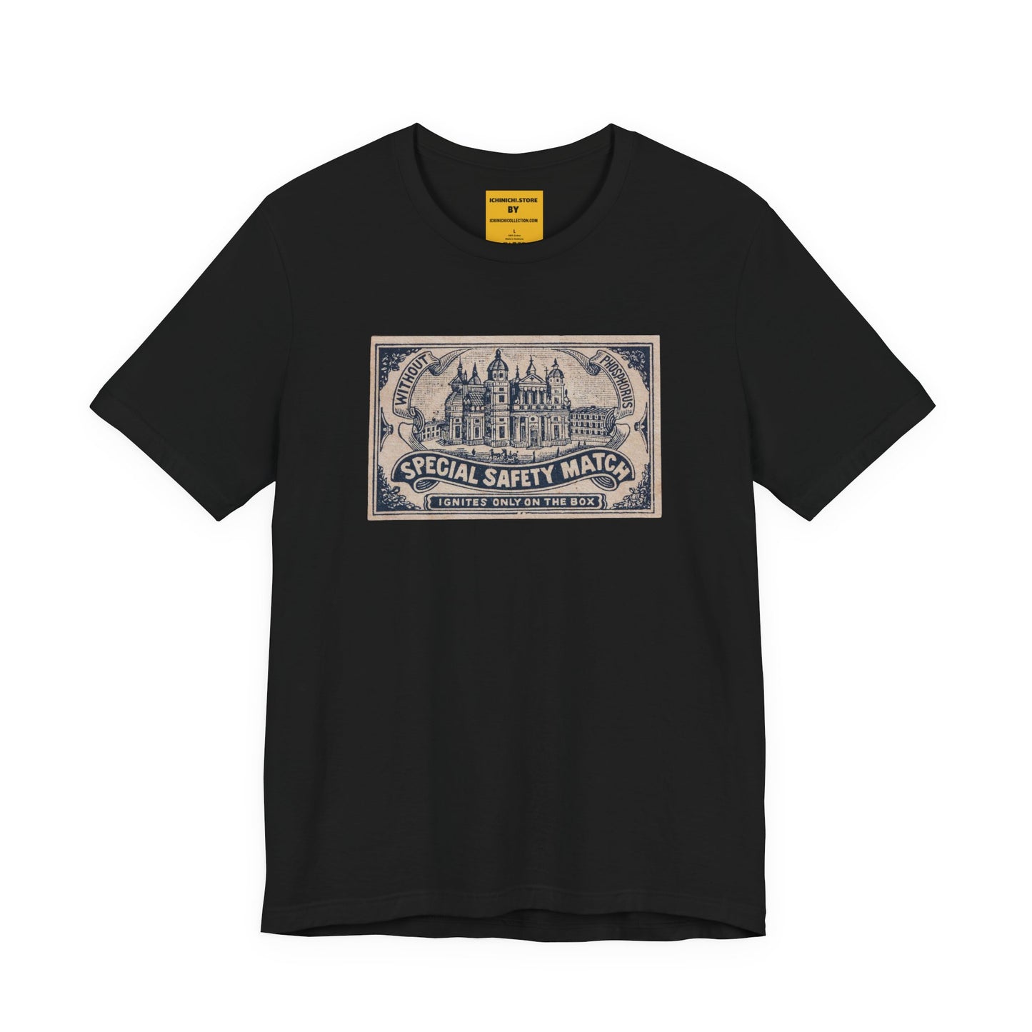 Special Safety Match Vintage Japanese Cathedral Label Unisex Tee