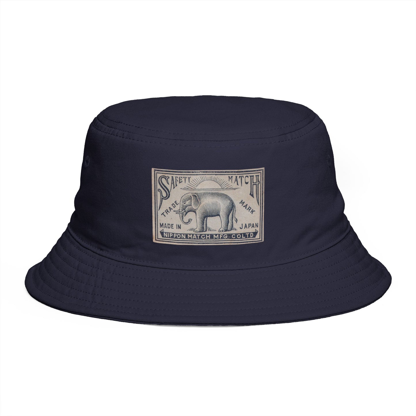 Nippon Match Vintage Elephant Label Bucket Hat