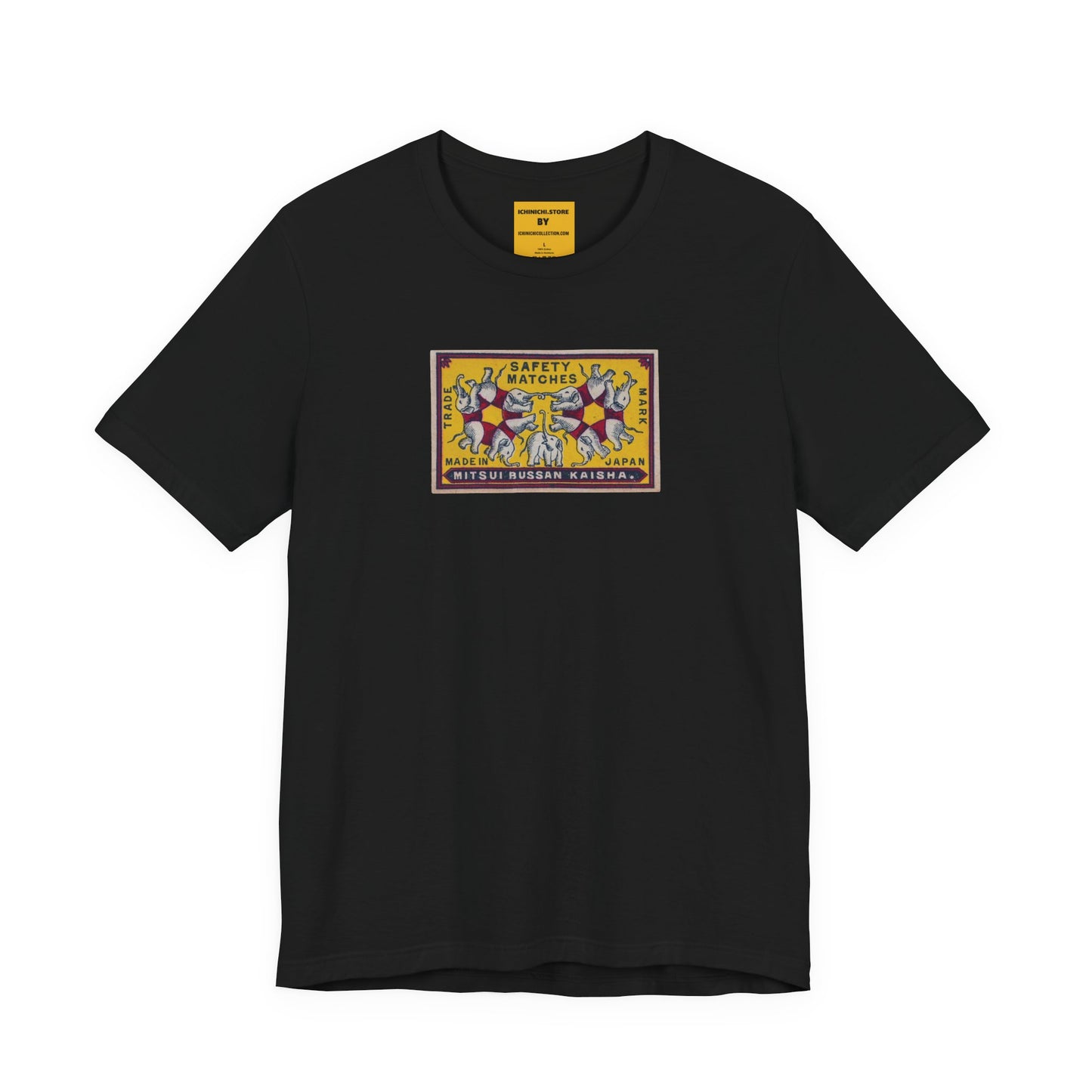 Mitsui Bussan Vintage Japanese Elephants Label Unisex Tee