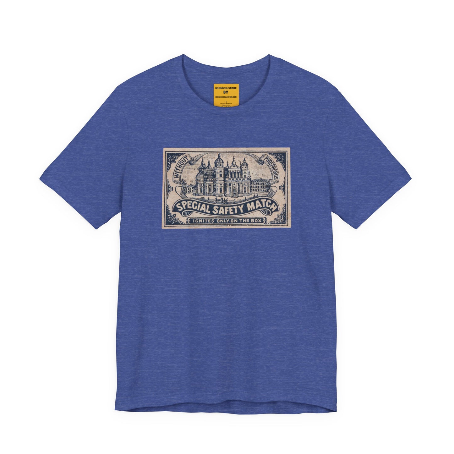 Special Safety Match Vintage Japanese Cathedral Label Unisex Tee