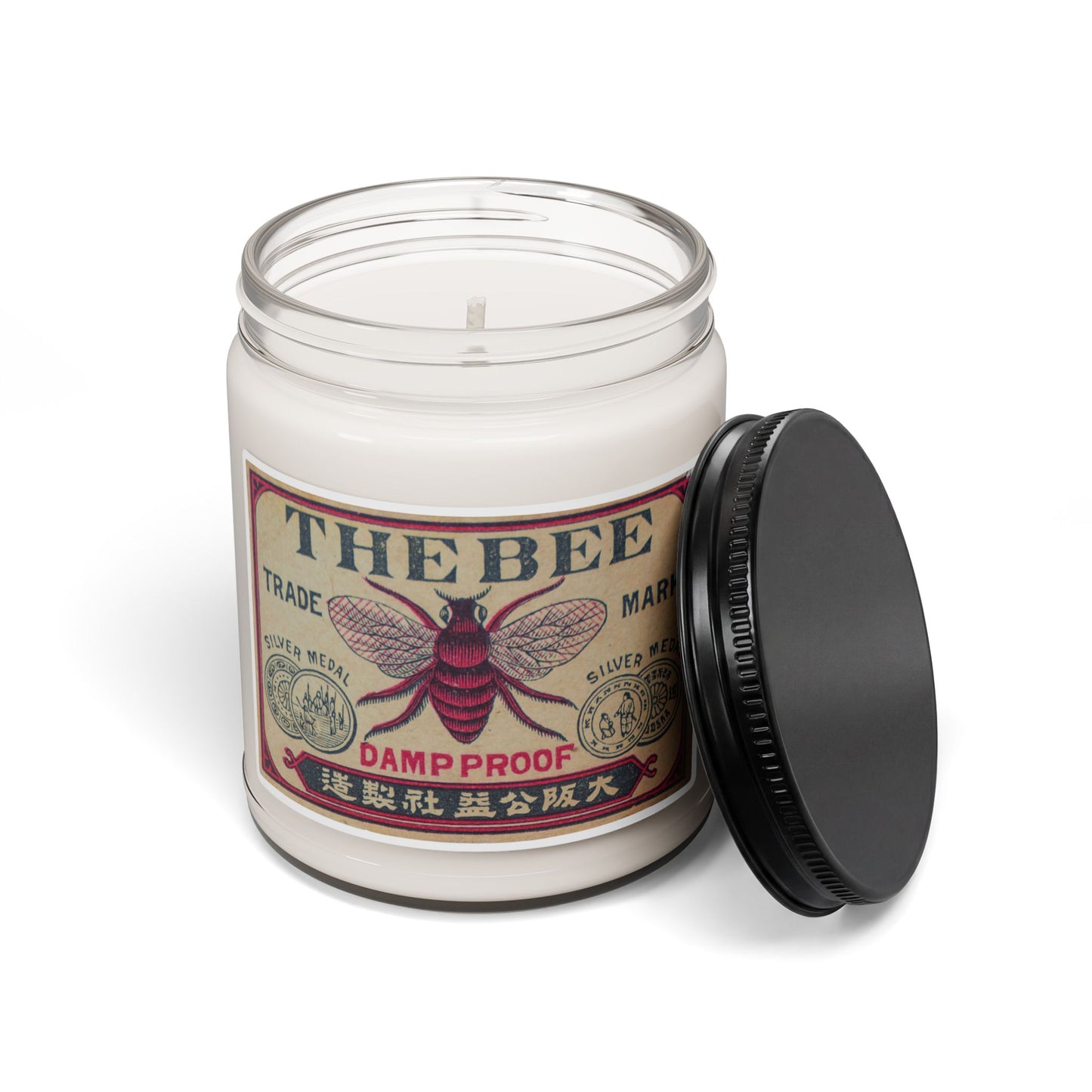 The Bee Vintage Japanese Matchbox Label Soy Candle