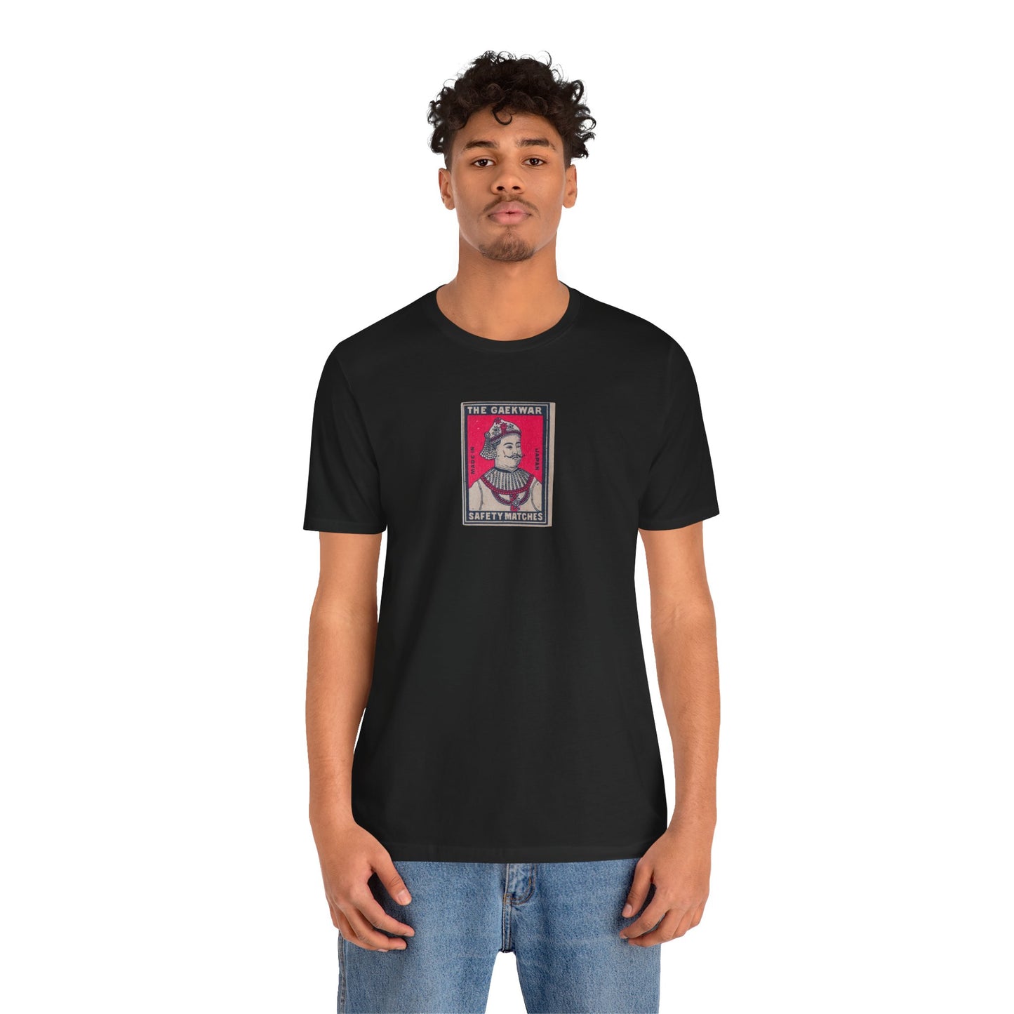 The Gaekwar Vintage Matchbox Label Unisex Tee