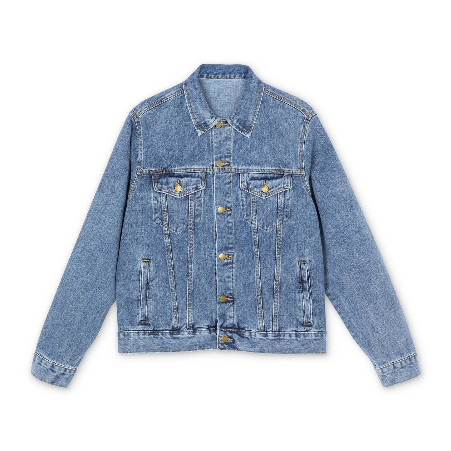 Burma Elephant Vintage Safety Match Label Denim Jacket