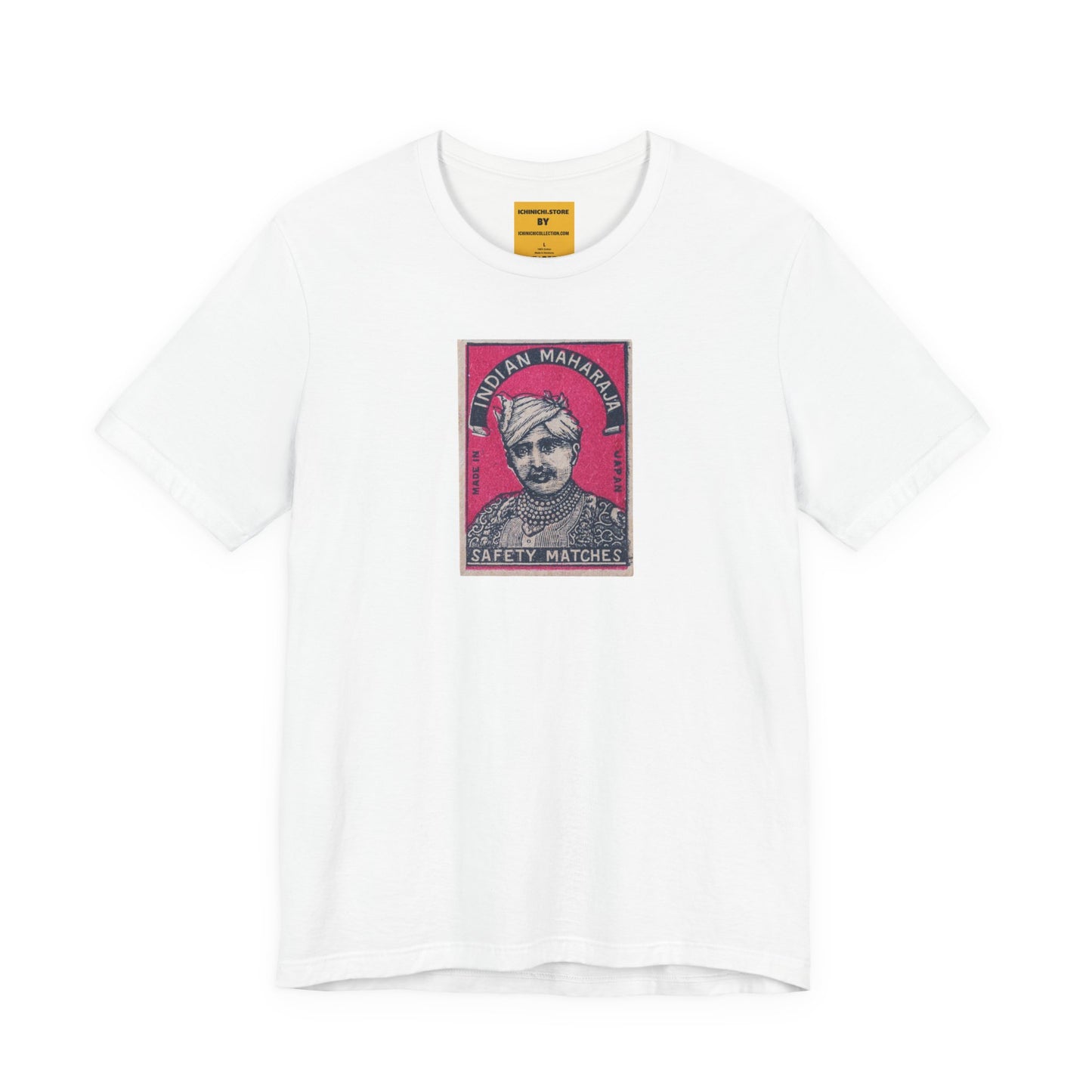 Maharaja in Pink Vintage Japanese Matchbox Label Unisex Tee
