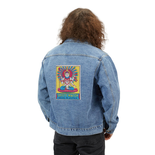 Vishnu Vintage Safety Match Label Denim Jacket