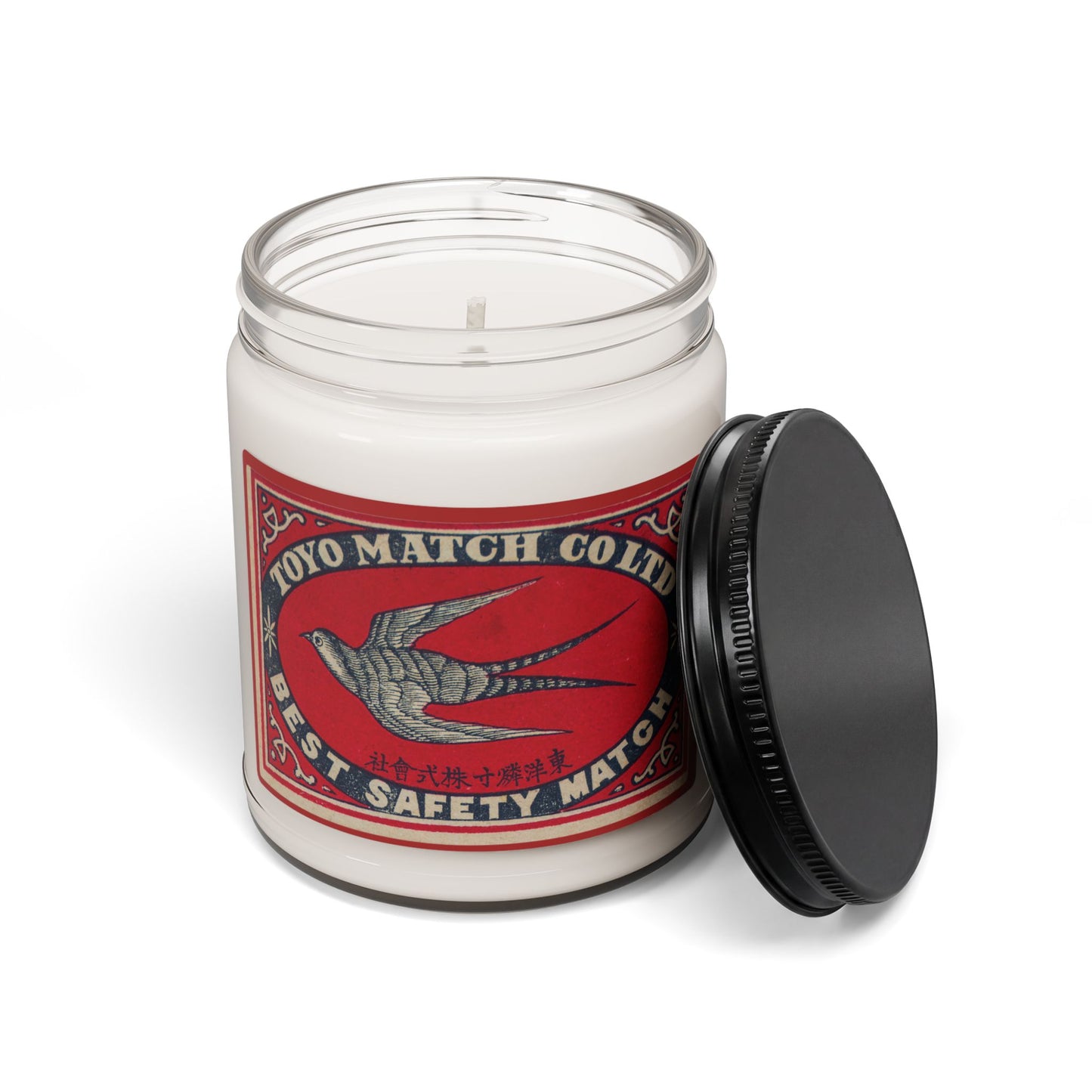 Toyo Match Swallow Vintage Japanese Matchbox Label Soy Candle