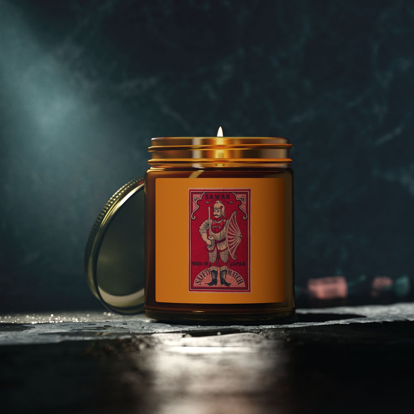 Sawar Safety Match , Vintage Japanese Matchbox Label Scented Candle | India Export Archive