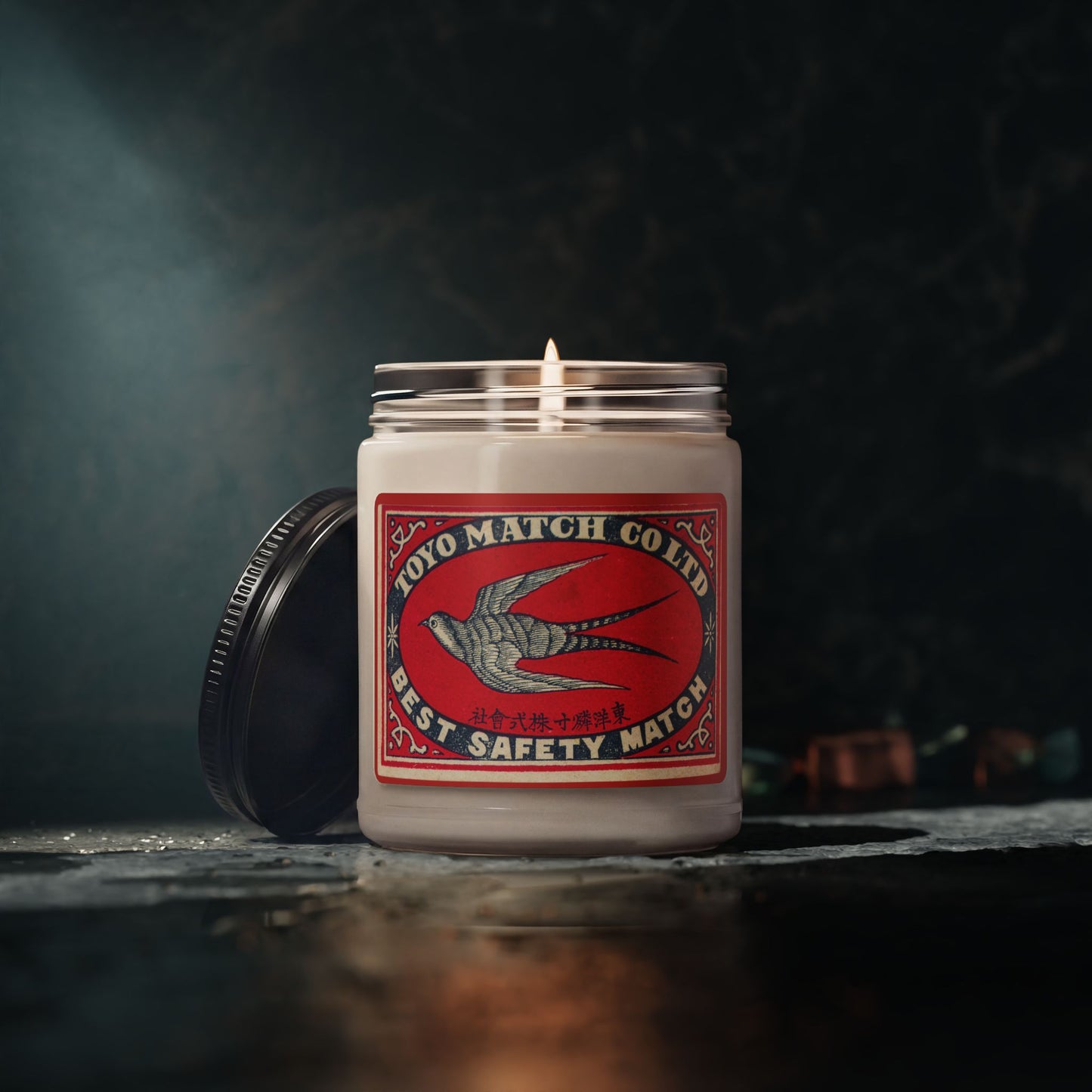 Toyo Match Swallow Vintage Japanese Matchbox Label Soy Candle