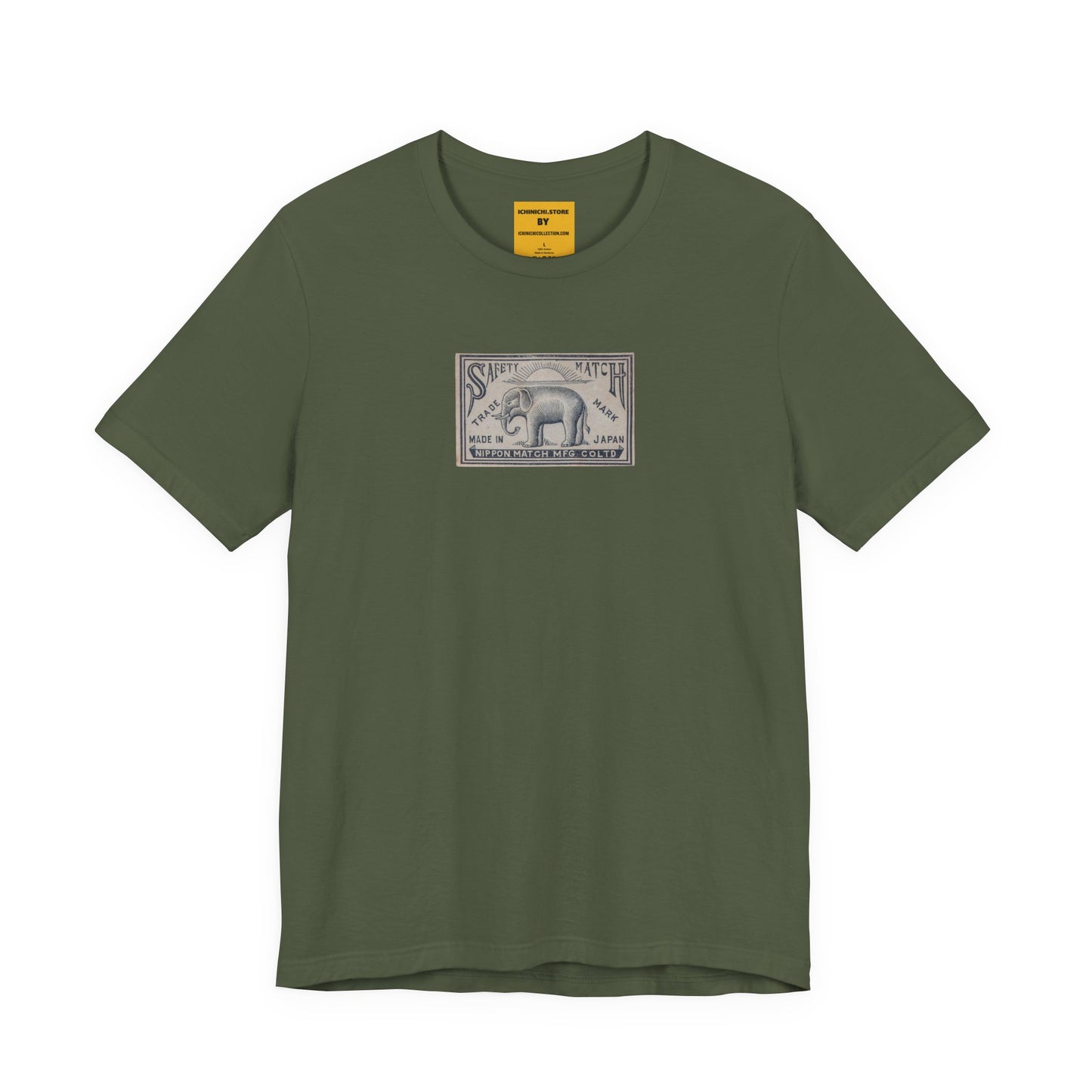 Nippon Match Vintage Elephant Label Unisex Tee