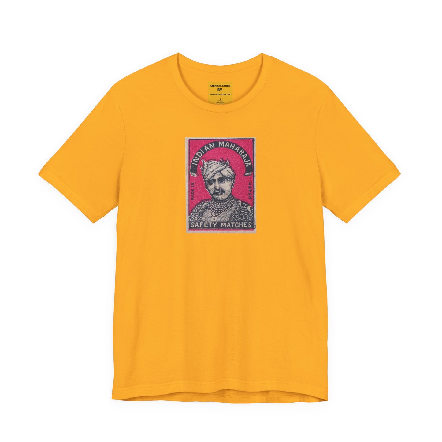 Maharaja in Pink Vintage Japanese Matchbox Label Unisex Tee
