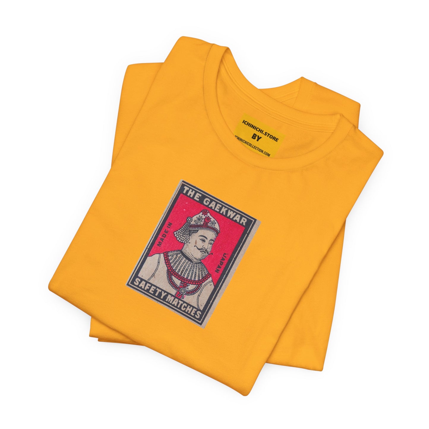 The Gaekwar Vintage Matchbox Label Unisex Tee