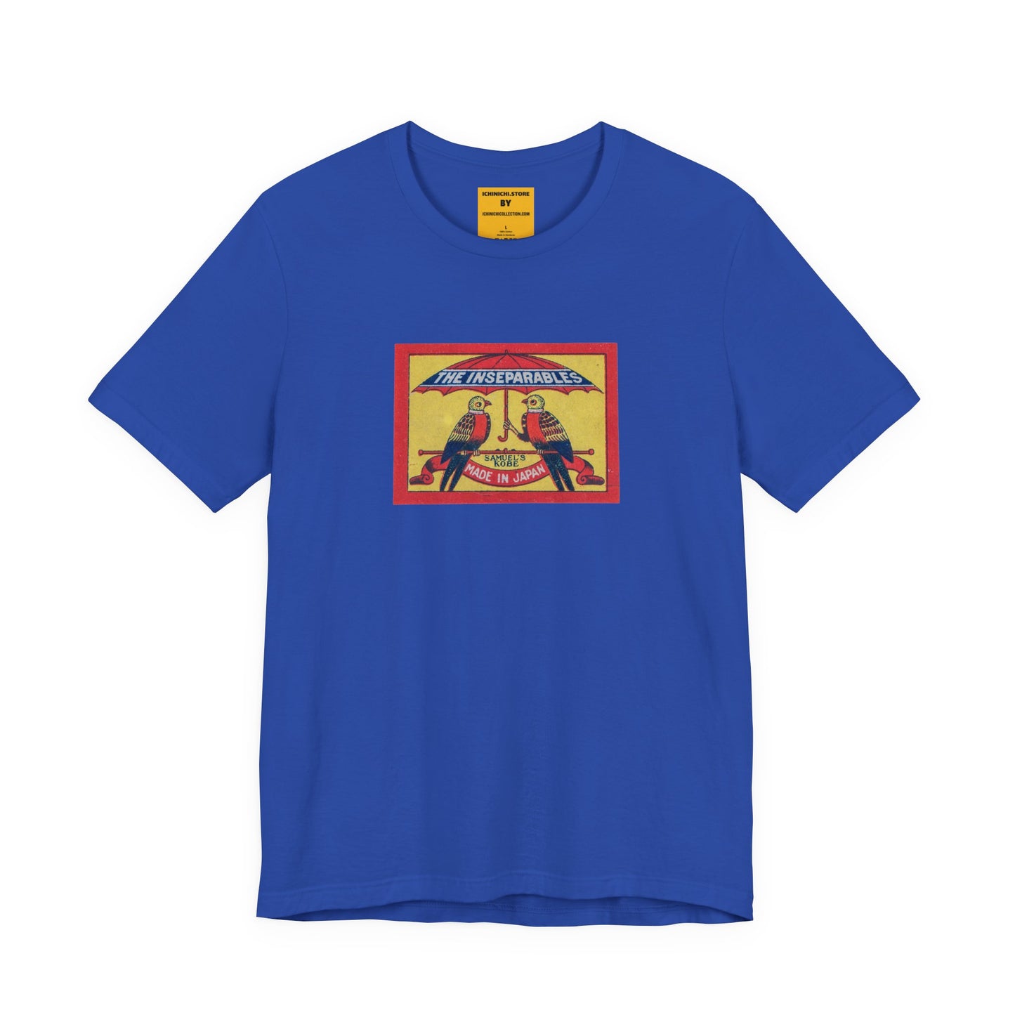 The Inseparables , Vintage Japanese Matchbox Label Unisex Tee | Samuel's Kobe Archive