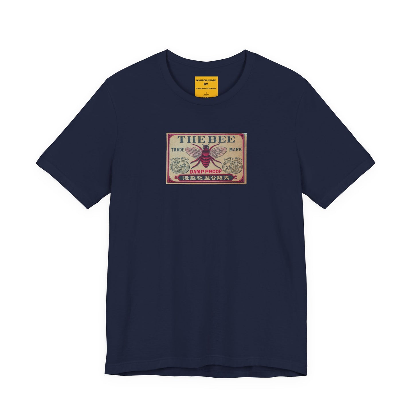 The Bee Trade Mark — Vintage Japanese Matchbox Label Unisex Tee