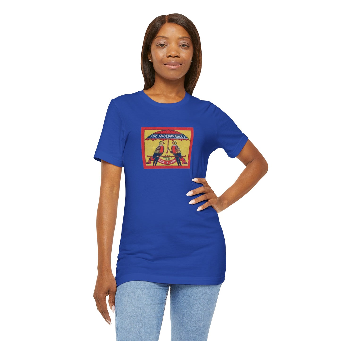 The Inseparables , Vintage Japanese Matchbox Label Unisex Tee | Samuel's Kobe Archive