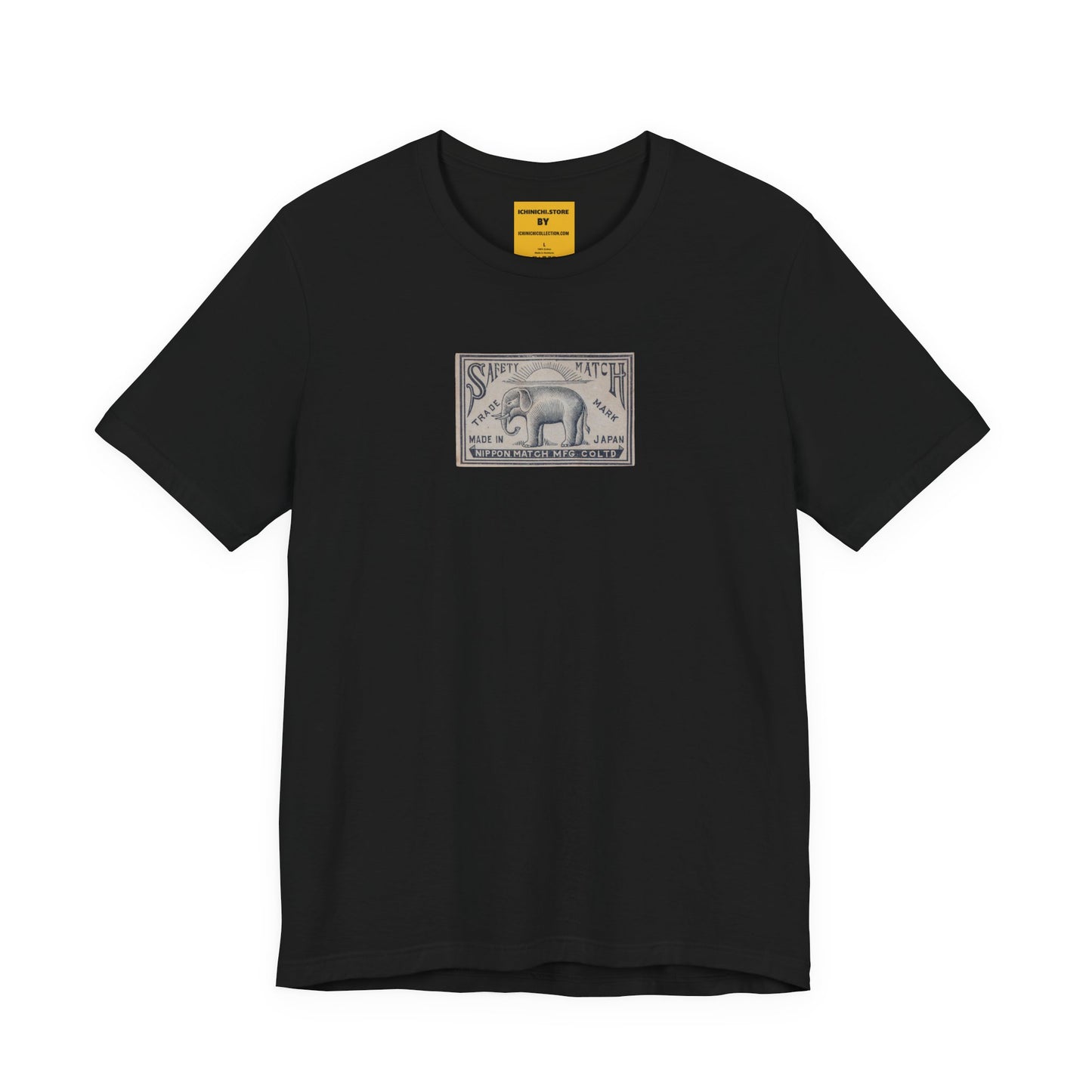 Nippon Match Vintage Elephant Label Unisex Tee